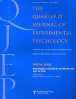 Grounding Cognition in Perception and Action : A Special Issue (Quarterly Journal of Experimental Psychology) （1ST）