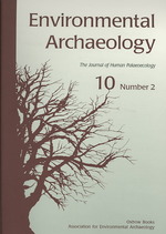 Environmental Archaeology 10 : The Journal of Human Palaeoecology (British Studies in Applied Linguistics)