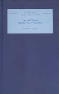 Anne of France : Lessons for my Daughter (Library of Medieval Women)