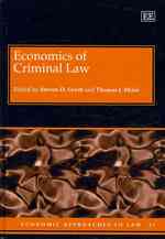 刑法の経済学<br>Economics of Criminal Law (Economic Approaches to Law series)