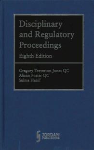 Disciplinary and Regulatory Proceedings