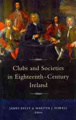 Clubs and Societies in Eighteenth-Century Ireland