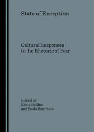State of Exception : Cultural Responses to the Rhetoric of Fear