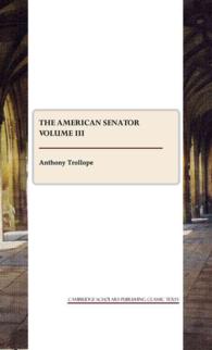 The American Senator Volume III