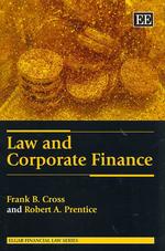 法と企業財務<br>Law and Corporate Finance (Elgar Financial Law series)