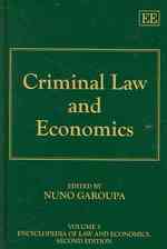 刑法と経済学<br>Criminal Law and Economics (Encyclopedia of Law and Economics, Second Edition)