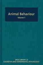 動物行動学（全４巻）<br>Animal Behaviour (4-Volume Set) (Sage Library in Cognitive and Experimental Psychology)