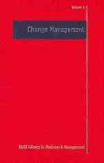 変革管理（全４巻）<br>Change Management (Sage Library in Business and Management)