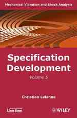 Mechanical Vibration & Shock : Specification Development 〈5〉 （2ND）