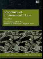 環境法の経済学（全２巻）<br>Economics of Environmental Law (Economic Approaches to Law series)