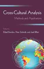 比較文化分析：方法と応用<br>Cross-Cultural Analysis : Methods and Applications (European Association of Methodology)