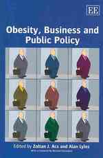 肥満、ビジネスと公共政策<br>Obesity, Business and Public Policy