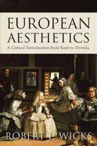 European Aesthetics : A Critical Introduction from Kant to Derrida