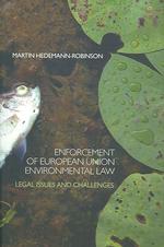 ＥＵ環境法の施行<br>Enforcement of European Union Environmental Law : Legal Issues and Challenges