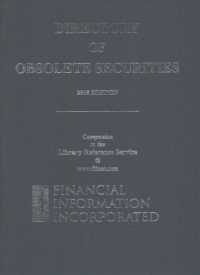 Directory of Obsolete Securities 2018 (Directory of Obsolete Securities)