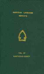 Minor Vocabularies of Nanticoke-Conoy (American Language Reprints)