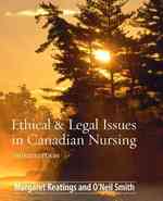 Ethical & Legal Issues in Canadian Nursing （3TH）