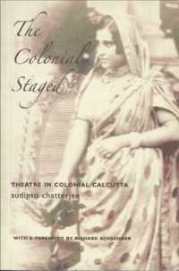 Colonial Staged - Theatre in Colonial Calcutta (Enactments) -- Paperback / softback