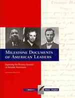 Milestone Documents of American Leaders-Volume 1 （Library Binding）