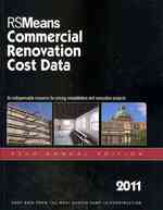 RSMeans Commercial Renovation Cost Data 2011 (Means Commercial Renovation Cost Data) （32 Annual）