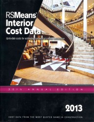RSMeans Interior Cost Data 2013 (Means Interior Cost Data) （30 Annual）