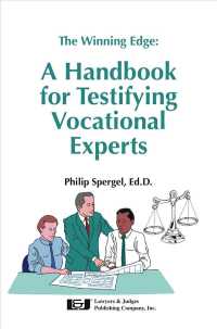 The Winning Edge : A Handbook for Testifying Vocational Experts