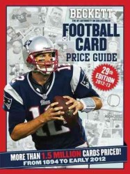 Beckett Football Card Price Guide 2012-13 : From 1894 to Early 2012 (Beckett Football Card Price Guide) （29TH）