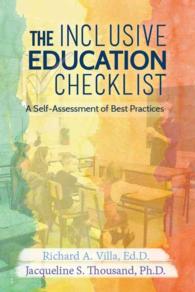 The Inclusive Education Checklist : A Self-Assessment of Best Practices