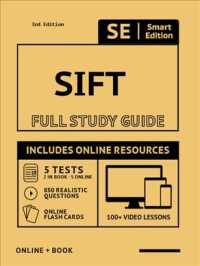 SIFT Full Study Guide : Complete Subject Review with Online Videos, 5 Full Practice Tests, Realistic Questions Both in the Book and Online Plus Online （STG）