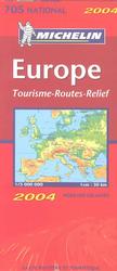 Michelin Europe 2004 : Tourisme-Routes-Relief （MAP）