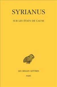 SUR LES ETATS DE CAUSE - EDITION BILINGUE (COLLECTION DES)