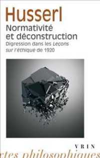 NORMATIVITE ET DECONSTRUCTION - DIGRESSION DANS LES <EM>LECONS SUR L'ETHIQUE</EM> DE 1920 (BTP POCHE)