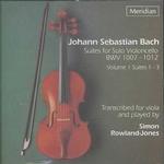 Bachjs:Suites 1 & 3 for Solo Cello （Cd Audio）