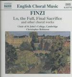 Finzi:Lo the Full Final Sacrifice （Cd Audio）