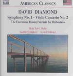 Diamond:Symphony No. 1/Violin Cto. （Cd Audio）