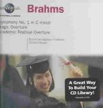 Brahms:Sym. No. 1/Tragic Overture （Cd Audio）