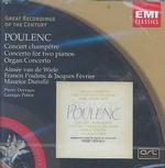 Poulenc:Concert Champetre/Cto. for Tw （Cd Audio）