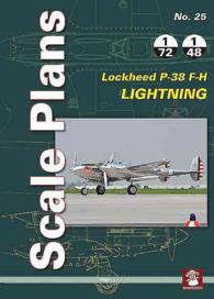 Scale Plans No. 25: Lockheed P-38 F-h Lightning (Scale Plans) -- Paperback / softback