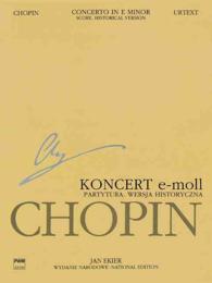Concerto in E Minor Op. 11 Score : Historical Version, Wn a Xvb Vol.18