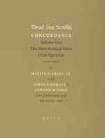 The Dead Sea Scrolls Concordance (2-Volume Set) : The Non-Biblical Texts from Qumran (Dead Sea Scrolls Concordance, 1)