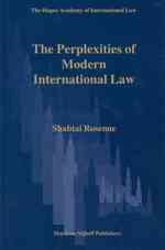 近代国際法の困難<br>The Perplexities of Modern International Law