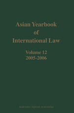 Asian Yearbook of International Law 2005-2006 〈12〉