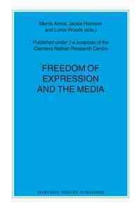 表現の自由とメディア<br>Freedom of Expression and the Media (Nijhoff Law Specials)