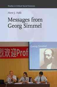ジンメルの伝言<br>Messages from Georg Simmel (Studies in Critical Social Sciences)