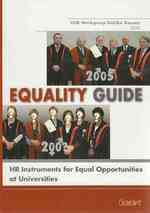 Equality Guide : HR Instruments for Equal Opportunities at Universities