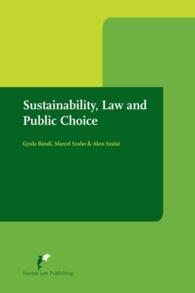 Sustainability, Law and Public Choice
