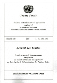 Treaty Series 2635 (United Nations Treaty Series / Recueil Des Traites Des Nations Unies)