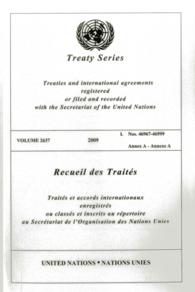 Treaty Series 2637 (United Nations Treaty Series / Recueil Des Traites Des Nations Unies)