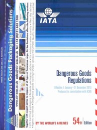 Dangerous Goods Regulations 2013 : Effective 1 January-31 December 2013 （PCK PAP/CH）