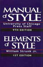 The Chicago Manual of Style & the Elements of Style （Special）